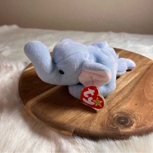 Vintage TY Peanut Elephant 1995 Beanie Baby